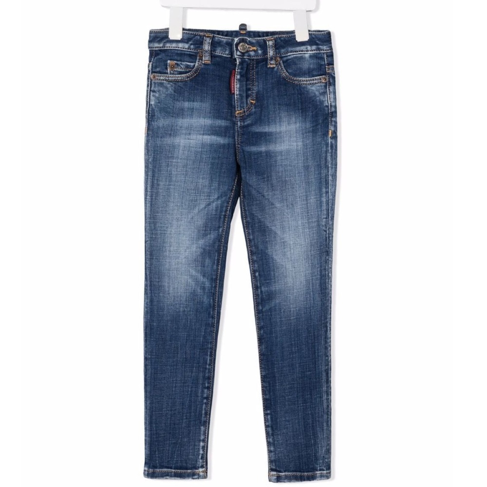 LIKE NEW Dsquared2 Mid-Rise Slim Jeans, Size 14